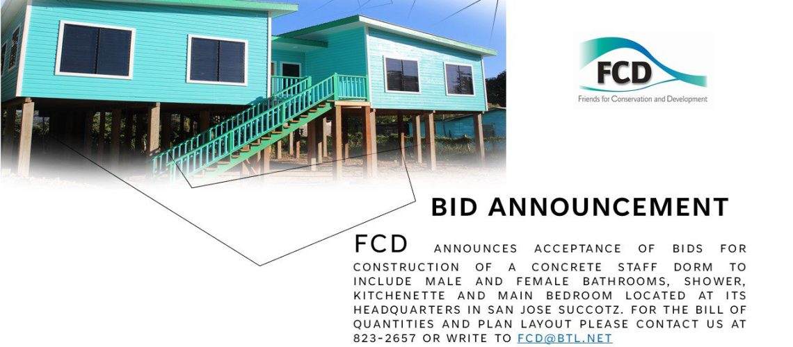 BID ANNOUNCEMENT